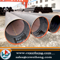 SSAW Spiral welded steel pipes in 12 meter length